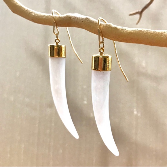 CRL Atelier Jewelry - ✨White Jade Earrings✨